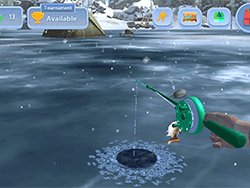 Ice fishing game, ice fishing online game